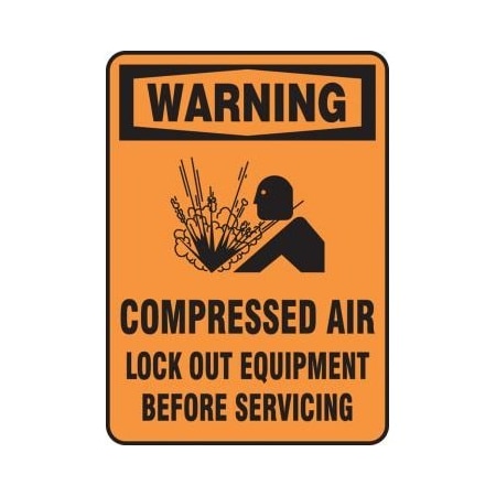 SAFETY SIGN 10 X 7 ALUMINUM UNIT OF MCPG303VA